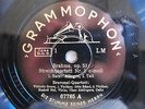 4x 78rpm BRERONEL QUARTET - BRAHMS String Quartet No.1 - ORIGINAL GRAMMOPHON