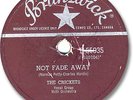 BUDDY HOLLY & the Crickets Rock'n Roll 78 RPM Record. Oh Boy/Not Fade Away