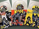 KISS- Set of 3 -7'Vinyl Single 45- Promo EX solo ace frehley, Peter criss, Alive