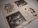 The Who Bootleg 3 LP set 