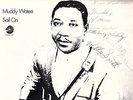 MUDDY WATERS Autographed Chess LP by Muddy & Band 33 45 78 rpm - Signed in 1969