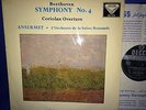 @SXL 2116 WBg ED1 *ANSERMET* BEETHOVEN: SYMPHONY NO.4 /CORIOLAN OVERTURE* OSR*