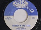 GLENN WELLS & BLENDS: Written In The Stars / You're Mine Tonight 45