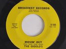 GIGOLO'S: Movin' Out / Black And Blue 45 (sm wol) Oldies