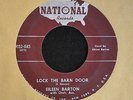 RED VINYL 50’s TEEN POP Eileen Barton National 9152 Lock The Barn Door