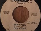 northern soul VICKIE BAINES country girl REISSUE 45