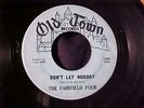 The FAIRFIELD FOUR Don't Let Nobody/Memories RARE BLACK GOSPEL DOO-WOP 45 HEAR