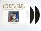 LES MISERABLES ORIGINAL 1986 BROADWAY CAST RECORDING GHS 24151 2-LP EX+  RARE