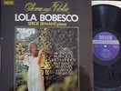 LOLA BOBESCO charm and violin - SERGE BEMANT / DECCA signed