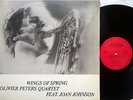 OLIVIER PETERS QUARTET Wings Of Spring LP German Private Jazz JOAN JOHNSON VM