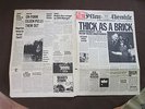 Jethro Tull Lp Thick As A Brick folded newspaper cover 1972 Reprise records