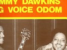 RARE FRENCH JIMMY DAWKINS/ BIG VOICE ODOM SIGNED BLUES LP ON BLACK & BLUE