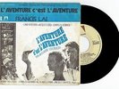 JOHNNY HALLYDAY L'AVENTURE C'EST... 45 TOURS VINYL ORIGINAL FRANCE POCH BLEUE