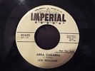 Lew Williams Centipede/Abra Cadabra 45 Imperial Record X5429 White label Promo
