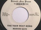MARVIN GAYE MOTOWN DETROIT FREE PRESS THE ACTION NEWS 45 1966 THE TEEN BEAT SONG