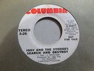 IGGY & STOOGES Search & Destroy 45 COLUMBIA mono stereo proto punk icon VG+
