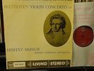 UK LIVING STEREO HEIFETZ  Beethoven Violin Concert in D RCA SB-2047 ( LSC-1992