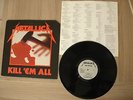 Metallica - Kill Em All ORG LP 1983 Megaforce + OIS  Slayer,Exodus,Megadeth