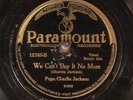 78 RPM -- Papa Charlie Jackson (with guitar acc.), Paramount 12765, VV+ Blues