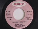 WILLIE GAUFF & LOVE BROTHERS: Everybody Needs Love / Whenever I Can't Sleep 45