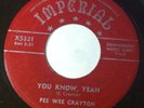 '54 Blues R&B Mover 45 Pee Wee Crayton you know yeah / need your love OG