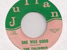 THE TALISMEN : She Was Good (Julian 105) Orig. NW Mod Garage Punk 45 HEAR