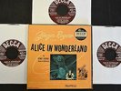 Ginger Rogers 3 45 Set Decca 9-124 Alice In Wonderland