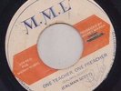 '78 MML REGGAE 45 CALMAN SCOTT ONE TEACHER ONE PREACHER ?