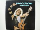 MICK RONSON Play Don`t Worry (RCA APL1-0681) David Bowie RARE US 1st Press MINT
