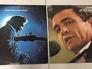 Vintage LP Albums Johnny Cash At Folsom Prison & At San Quentin Columbia Stereo