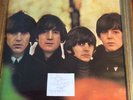 BEATLES parlophone, lp cover signed, Print sealed frame . beatles for sale 