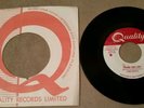 ORIGINAL KING BEEZZ ON QUALITY Vinyl 45 record FOUND AND LOST/NOW GARAGE ROCK