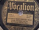JOSEPH ROBECHAUX & HIS NEW ORLEANS BOYS VOCALION 2796 JAZZ 78 RPM RECORD V+
