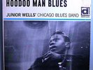 JUNIOR WELLS w/BUDDY GUY HOODOO MAN ULTRA-RARE ORIG'65 DELMARK STEREO LP 1st CVR
