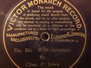 circa 1901 78rpm Eldridge R. Johnson VICTOR MONARCH RECORD 3573 Chas P. Lowe E-