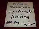 PET SHOP BOYS - Always On My Mind Brazilian 1988 EMI 12