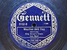 KING OLIVER’S CREOLE JAZZ BAND - ‘WEATHER BIRD RAG’ GENNETT 5132 - JAZZ CLASSICS
