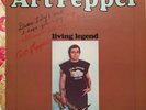 Art Pepper-Living Legend-autographed- Signed LP- Charlie Haden 1976 Rare promo