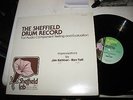 THE SHEFFIELD DRUM RECORD 1981 AUDIOPHILE LP IMPROVISTAIONS JIM KELTNER RON TUTT