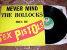 SEX PISTOLS Never Mind The Bollocks RARE GREEK PRESS PUNK LP 1977 YELLOW SLEEVE