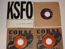 4x Al Jazzbo Collins 45's:The Space Man(Alan Freed,Steve Allen),Max/Sam,KSFO,Red