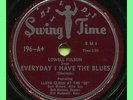 LOWELL FULSON (Everyday I Have The Blues / Rocking After)  R&B 78 RPM RECORD