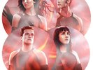 HUNGER GAMES 2 x Vinyl ? catching fire PICTURE DISC soundtrack JENNIFER LAWRENCE