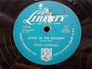 EDDIE COCHRAN 78 RPM SITTIN' IN THE BALCONY / DARK LONEY STREET US LIBERTY