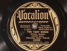 78 RPM -- Casey Bill, Vocalion 03250, E+ / E-  Blues