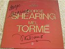 George Shearing Mel Torme Don Thompson 1983 SIGNED Concord Jazz LP Top Drawer