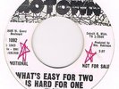 Motown CONNIE HAINES Whats easy for two is harder for one Demo - W.O.L.