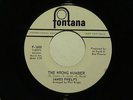 northern soul JAMES PHELPS The Wrong Number FONTANA DJ M- listen