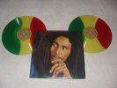BOB MARLEY LEGEND 30TH ANNIVERSARY US DOUBLE VINYL LP TRI COLOUR ISLAND NM