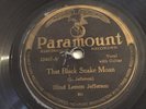 Blind Lemon Jefferson -That Black Snake Moan / Stocking Feet Blues 78RPM pre-war